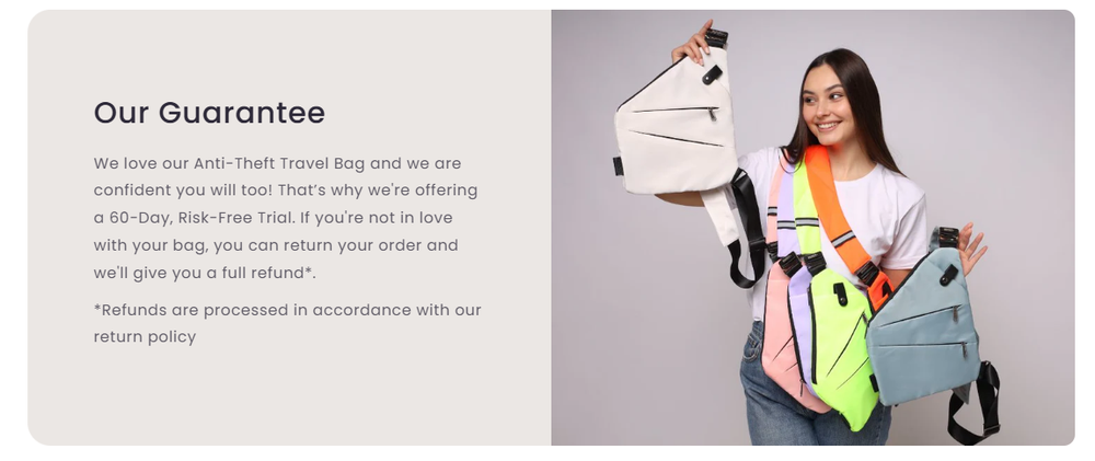 WANDER+ Anti-Theft Travel Bag